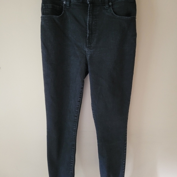 Everlane the curvy high rise skinny jeans dark washed size 30 regular pre-owned - Picture 1 of 12